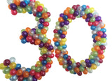 Balloon Number Sculptures