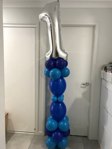 Single Number Megaloon Balloon Column