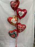 Happy Valentine's Day Hearts on Hearts
