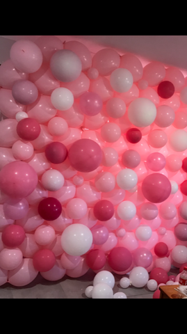 Organic Balloon Wall (2.4m x 2.4m approx)