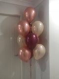 10 Balloon Stacked Floor Arrangement (2 - 3 Days float time)