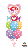 Love You Mum Shape Balloon Gift