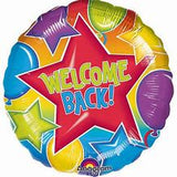 Welcome Back! Star Foil Balloon