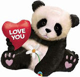 Love You Panda Shape Balloon Shape