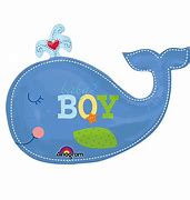 Baby Boy Blue Whale Shape