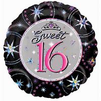 Sweet 16 Sparkles Foil Balloon