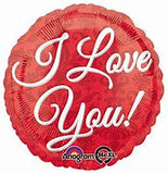 I Love You Circle Foil Balloon