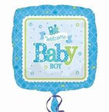 Welcome Baby Boy Foil Balloon
