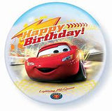 Cars Happy Birthday Bubble Balloon