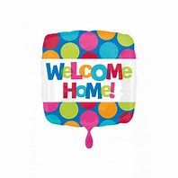 Welcome Home Square Foil Balloon