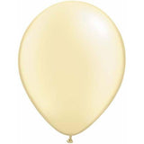 6 x Rose Gold & Ivory Latex Balloons