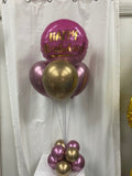 Pink Birthday Balloon Stand
