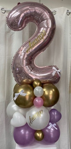 Personalised Single Number Balloon Marquee