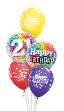 Age Birthday Confetti Balloon Gift ( Age 18 - 90 Available)