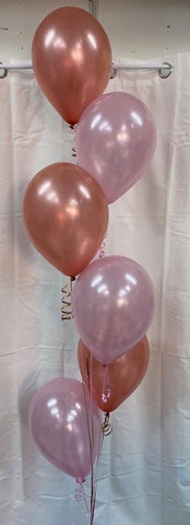 Balloon Decorations - 6 Balloon Arrangement with Helium Photo
