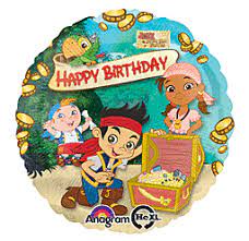 Jake the Pirate Birthday Foil Balloon