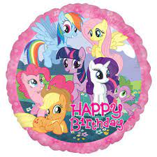 My Little Pony Happy Birthday Foil Balloon