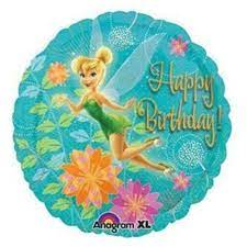 TinkerBell Happy Birthday Foil Balloon