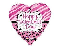 Pink Happy Valentine's Day Stripes