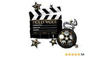 Hollywood Clapper Board Shape Foil Balloon