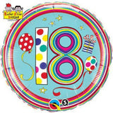 18 Colourful Rachel Ellen Design Foil Balloon