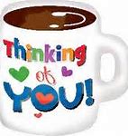 Thinking of You Coffee Cup Balloon Shape